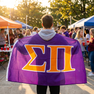 Sigma Pi Big Greek Letter Flag