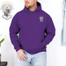  DISCOUNT-Sigma Pi Crest - Shield Emblem Hooded Sweatshirt 