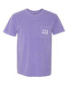  Sigma Pi Greek Letter Comfort Colors Pocket Tee 