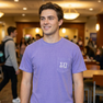 Sigma Pi Greek Letter Comfort Colors Pocket Tee