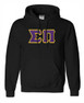  DISCOUNT Sigma Pi Lettered Hooded Sweatshirt - Best Value 