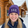 Sigma Sigma Sigma Greek Letter Knit Cap