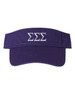  Sigma Sigma Sigma Greek Letter Visor 