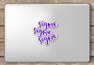 Sigma Sigma Sigma Script Sticker