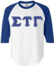  DISCOUNT- Sigma Tau Gamma Lettered Raglan T-Shirt 