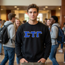 Sigma Tau Gamma Custom Twill Crewneck Sweatshirt