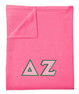  DISCOUNT-Delta Zeta Lettered Twill Sweatshirt Blanket 
