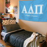Sorority Custom Line Script Flag