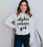  Sorority Script Crew Sweatshirt 