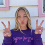 Sorority Script Crew Sweatshirt