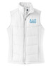  Sorority White Cloud Puff Vest 