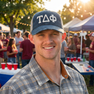 Tau Delta Phi Distressed Trucker Hat