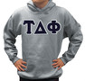 Tau Delta Phi Lettered Hooded Sweatshirt