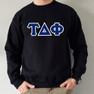 Tau Delta Phi Custom Twill Crewneck Sweatshirt