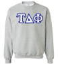  Tau Delta Phi Custom Twill Crewneck Sweatshirt 