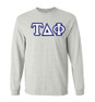 Tau Delta Phi Custom Twill Long Sleeve T-Shirt