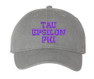  Tau Epsilon Phi Pigment Dyed Baseball Cap 