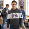 Tau Epsilon Phi Ivy League Hoodie W Crest On Left Sleeve