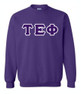 Tau Epsilon Phi Lettered Crewneck Sweatshirt