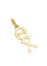 TCS Theta Chi Greek 14K Solid Gold Lavaliere 