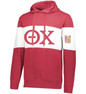  Theta Chi Ivy League Hoodie W Crest On Left Sleeve 