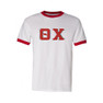 DISCOUNT- Theta Chi Lettered Ringer Shirt