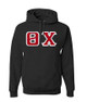  Theta Chi Custom Twill Hooded Sweatshirt 