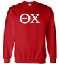  Theta Chi Lettered World Famous Greek Crewneck 
