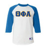  DISCOUNT-Theta Phi Alpha Lettered Raglan Shirt 