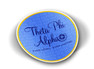  Theta Phi Alpha Mascot Round Decals 