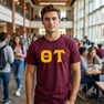 Theta Tau Discount Twill Lettered Tee