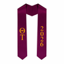Theta Tau Greek Lettered Graduation Sash Stole With Year - Best Value