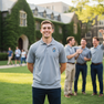 DISCOUNT-Theta Xi Crest - Shield Emblem Polo