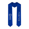 Theta Xi Greek Lettered Graduation Sash Stole With Year - Best Value