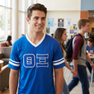 DISCOUNT-Theta Xi Jersey With Greek Applique Letters