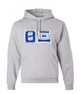  Theta Xi Custom Twill Hooded Sweatshirt 