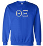  Theta Xi Lettered World Famous Greek Crewneck 