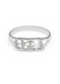 TCS Theta Phi Alpha Sterling Silver Ring set with Lab-Created Diamonds 