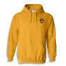  DISCOUNT-Triangle Fraternity Crest - Shield Emblem Hooded Sweatshirt 