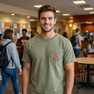 Triangle Social.Professional.STEM Comfort Colors Pocket Tee