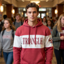 Triangle Ivy League Hoodie W Crest On Left Sleeve