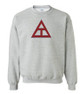 DISCOUNT Triangle Fraternity Lettered Crewneck