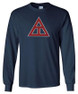  DISCOUNT Triangle Fraternity Lettered Long sleeve 