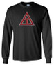  DISCOUNT Triangle Fraternity Lettered Long sleeve 