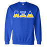  Fraternity & Sorority Two Tone Greek Crewneck Sweatshirt 