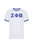  Zeta Phi Beta 2 Day Ship Twill Ringer Tee 