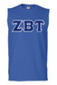 edit DISCOUNT- Zeta Beta Tau Lettered Sleeveless Tee 