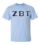 Zeta Beta Tau Custom Twill Short Sleeve T-Shirt