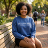 Zeta Phi Beta Script Comfort Colors Greek Crewneck Sweatshirt