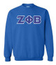 DISCOUNT Zeta Phi Beta Lettered Crewneck